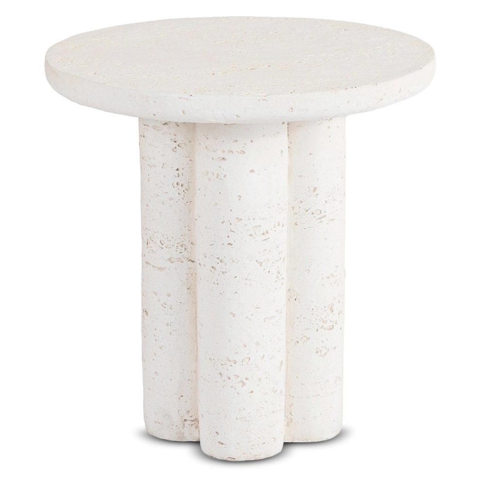 [ME.BROK/KR-BZ/MGO/L] BROK Tisch 46 cm Creme/Modern Beige