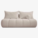 SARIA Beigefarbenes Bouclé-Klappsofa