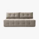 Cremefarbenes Bouclé-Klappsofa MORANA