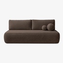 ARVETO Mocca Boucle Klappsofa