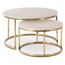 APULIA MAX Tischset aus Kaschmir/Gold