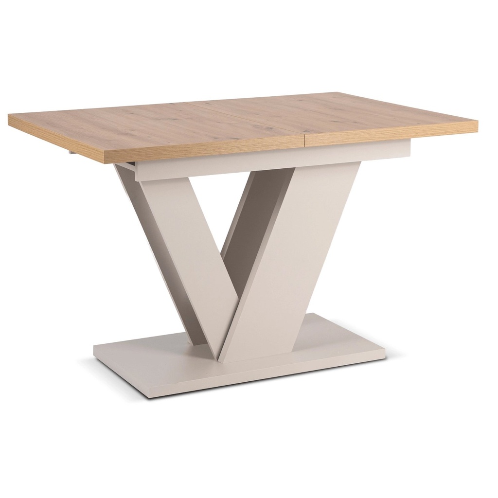 CLARK ausziehbarer Tisch 120-160 cm Artisan Oak/Kashmir