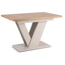 CLARK ausziehbarer Tisch 120-160 cm Artisan Oak/Kashmir