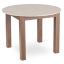 JAMES ausziehbarer Tisch 103-223 cm Travertin/Walnuss Schön
