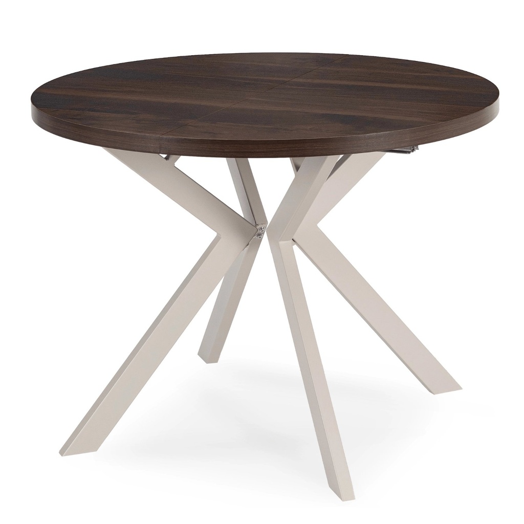 LUKAS Ausziehtisch 100-250 cm Walnuss/Kaschmir