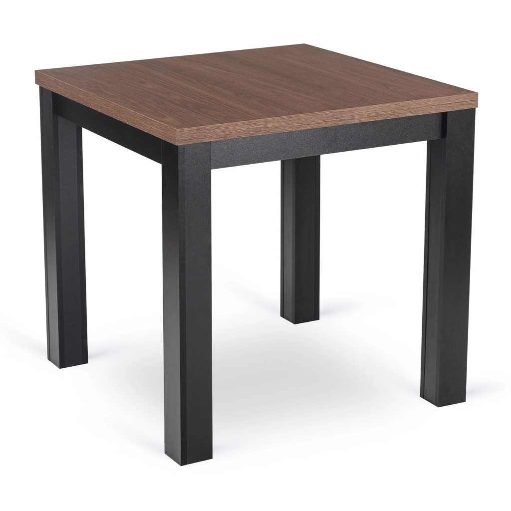 Ausziehbarer Tisch MAX 80-160 cm Schönes Walnussholz/Schwarz