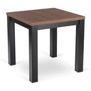 Ausziehbarer Tisch MAX 80-160 cm Schönes Walnussholz/Schwarz