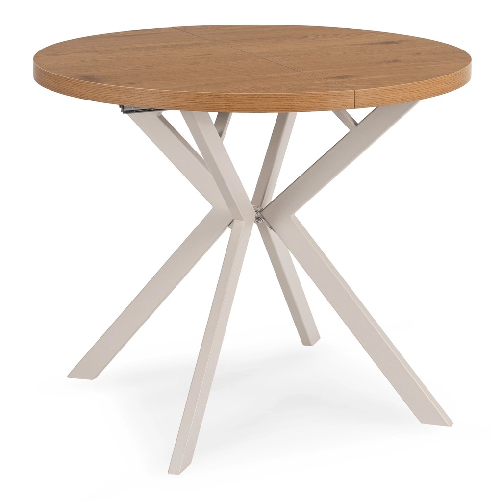 LUGO ausziehbarer Tisch 90-190 cm Eiche/Kaschmir