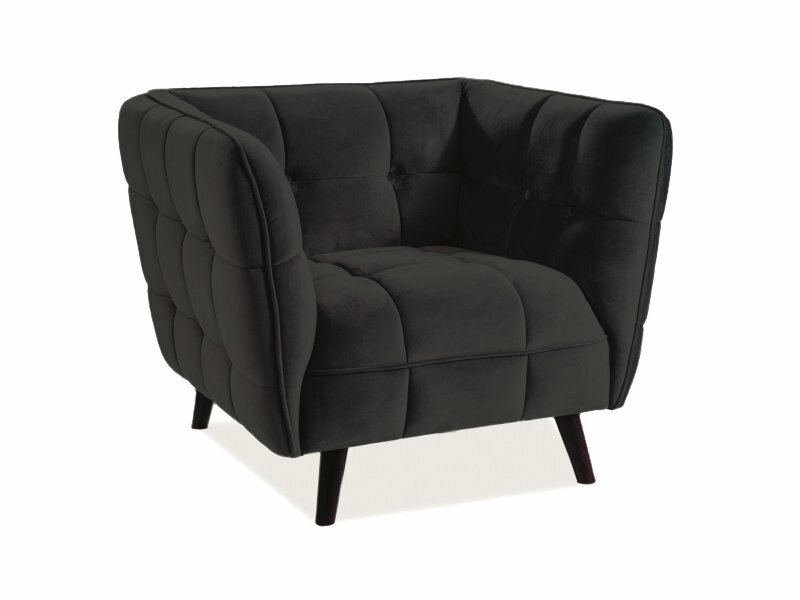 [CASTELLO1V19] Castello Velvet 1 Sessel