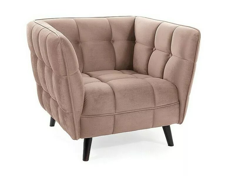 [CASTELLO1V40] Castello Velvet 1 Sessel