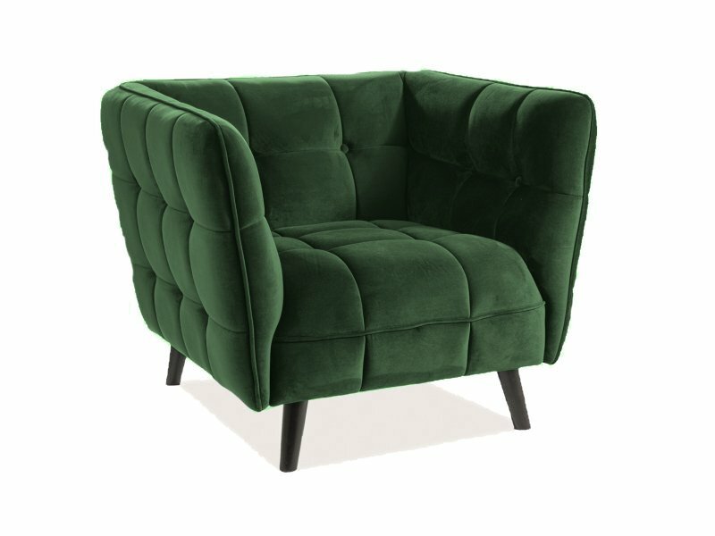 [CASTELLO1V78] Castello Velvet 1 Sessel