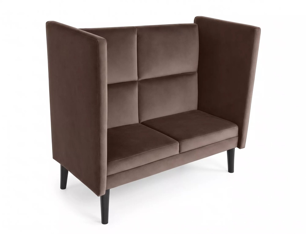 [LOTOS2V38W] Clubsofa Lotos 2 aus Samt